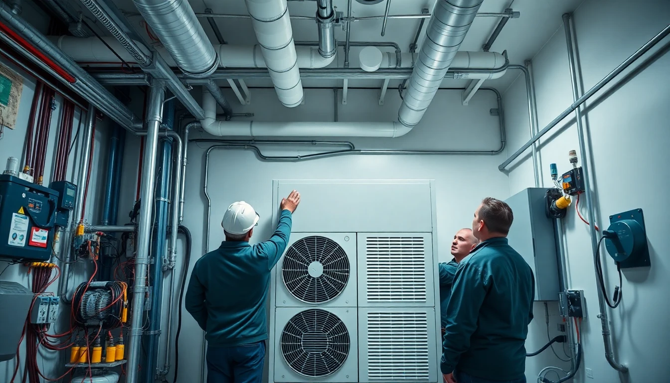 Central Heat Pump Installation